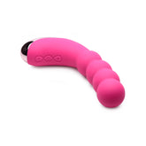 50X Silicone Beaded Vibrator - Pink